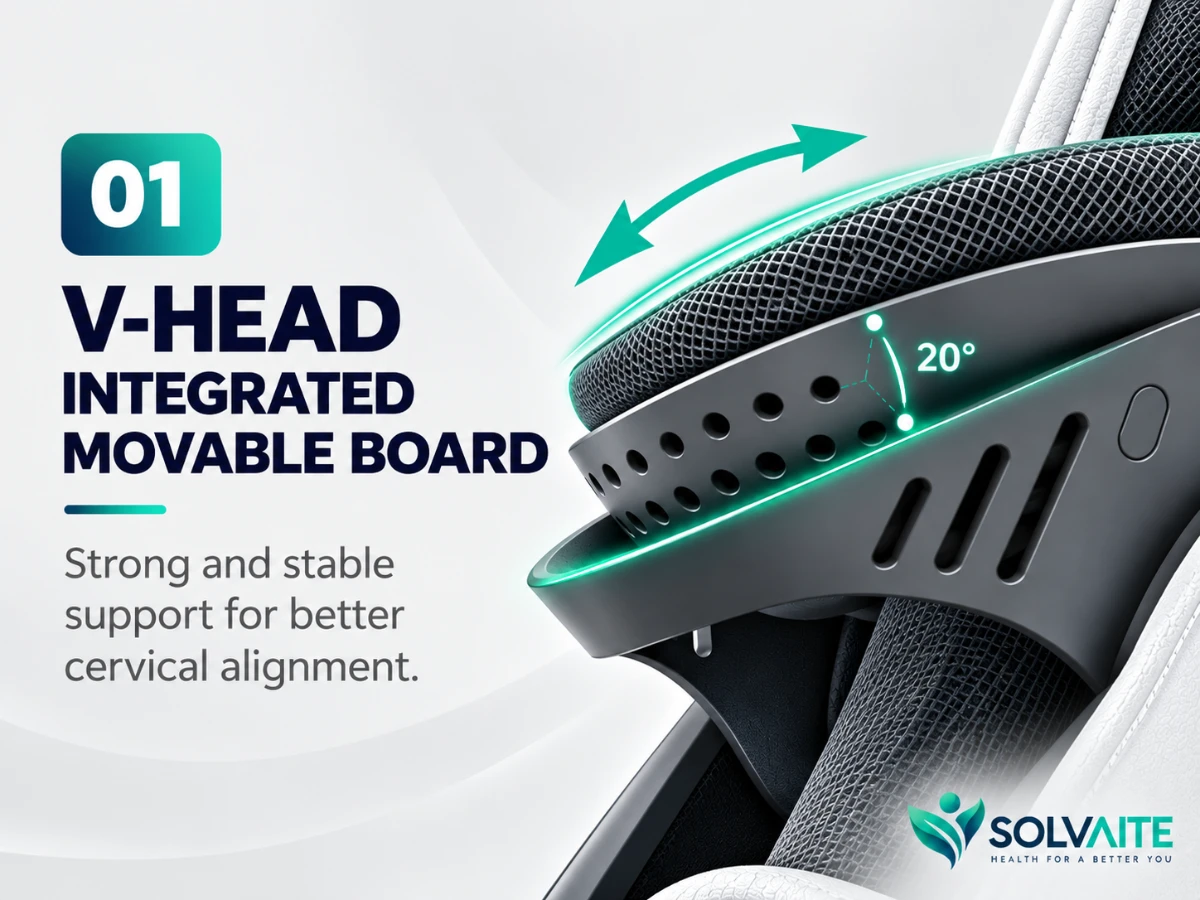 ADJUSTABLE V-HEAD SUPPORT